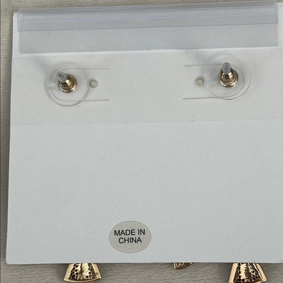 Persimmon Raven Dangle Earrings - Picture 5 of 5